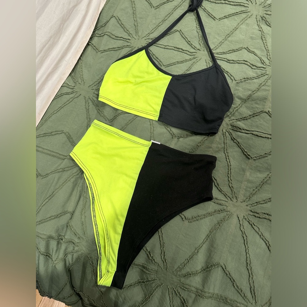 Color block rave set